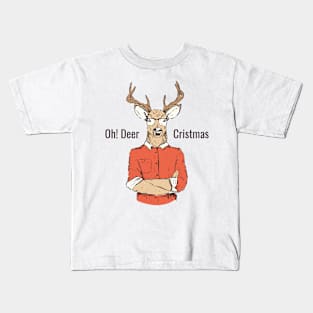 Oh Deer Christmas Kids T-Shirt